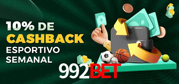 10% de bônus de cashback na 992Bet